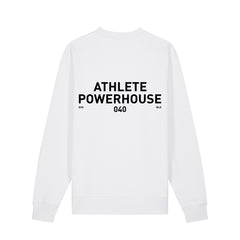 TEAM POWERHOUSE040 Crewneck White