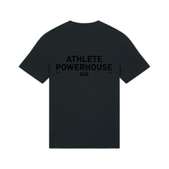 TEAM POWERHOUSE040 T-Shirt Black in Black Print