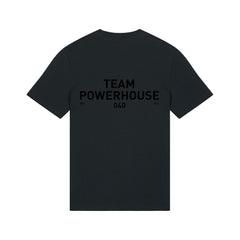 TEAM POWERHOUSE040 T-Shirt Black in Black Print