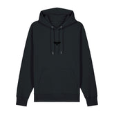 TEAM POWERHOUSE040 Hoodie Black in Black Print