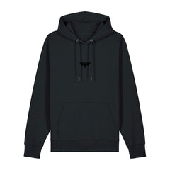 TEAM POWERHOUSE040 Hoodie Black in Black Print