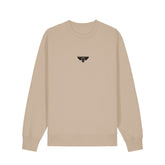 TEAM POWERHOUSE040 Crewneck Dust in Black Print