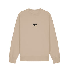 TEAM POWERHOUSE040 Crewneck Dust in Black Print