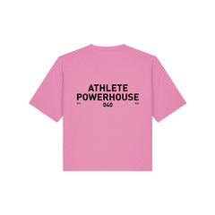TEAM POWERHOUSE040 Ladies Tee Pink